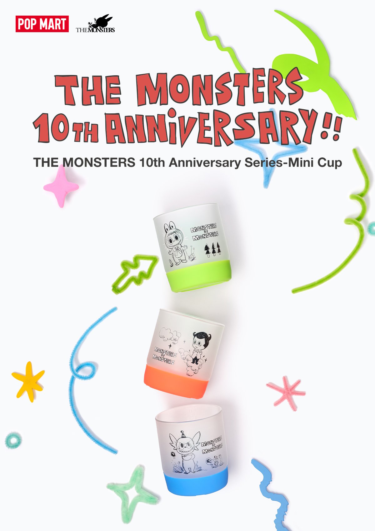 THE MONSTERS十周年系列MINI杯| POP MART (Singapore)