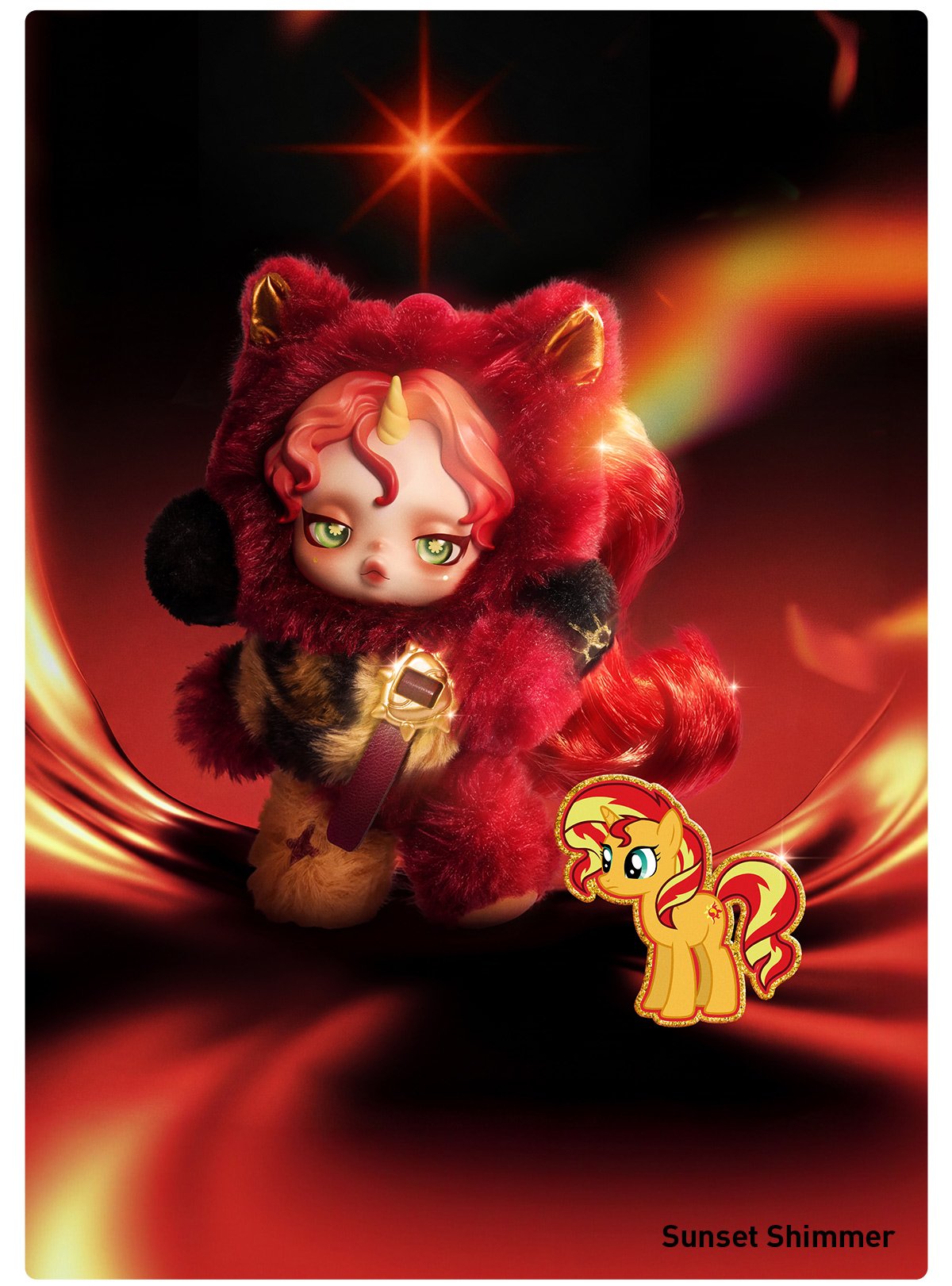 【シークレット入り】θSKULLPANDA×My Little Pony θSKULLPANDA × My Little Pony シリーズ ぬいぐるみペンダント