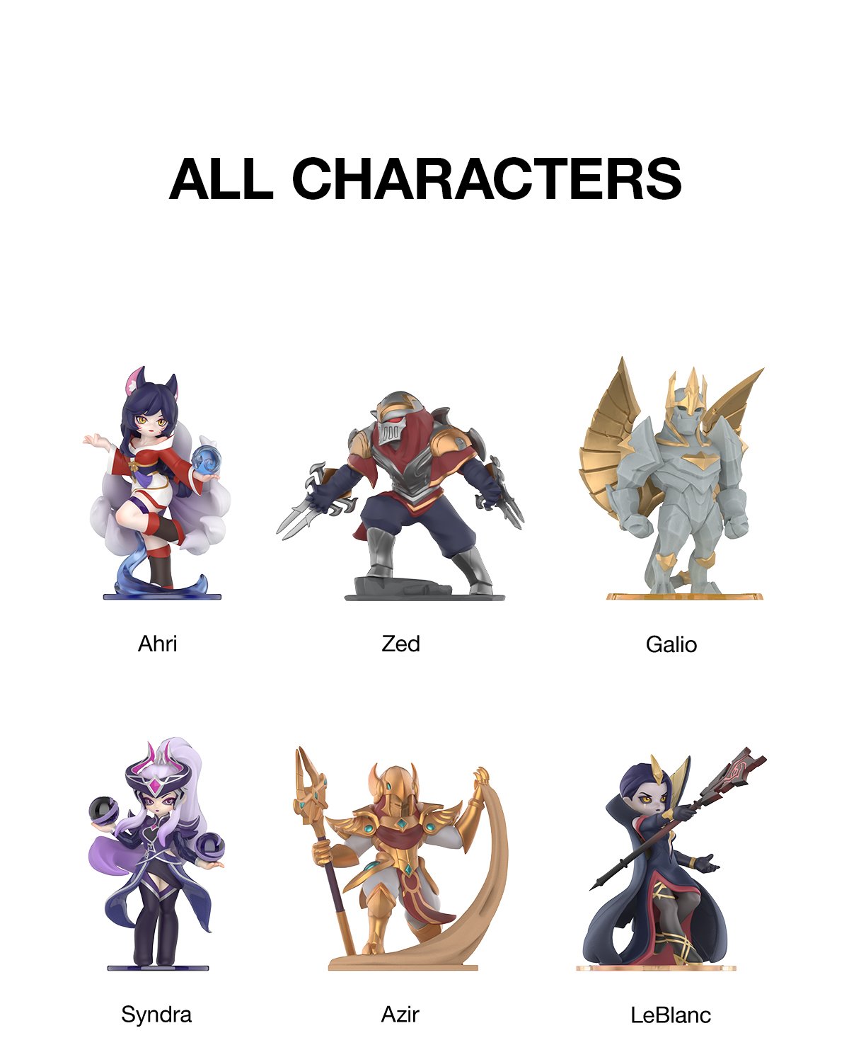 League of Legends Midlane Icons Series Figures | POP MART (Singapore)