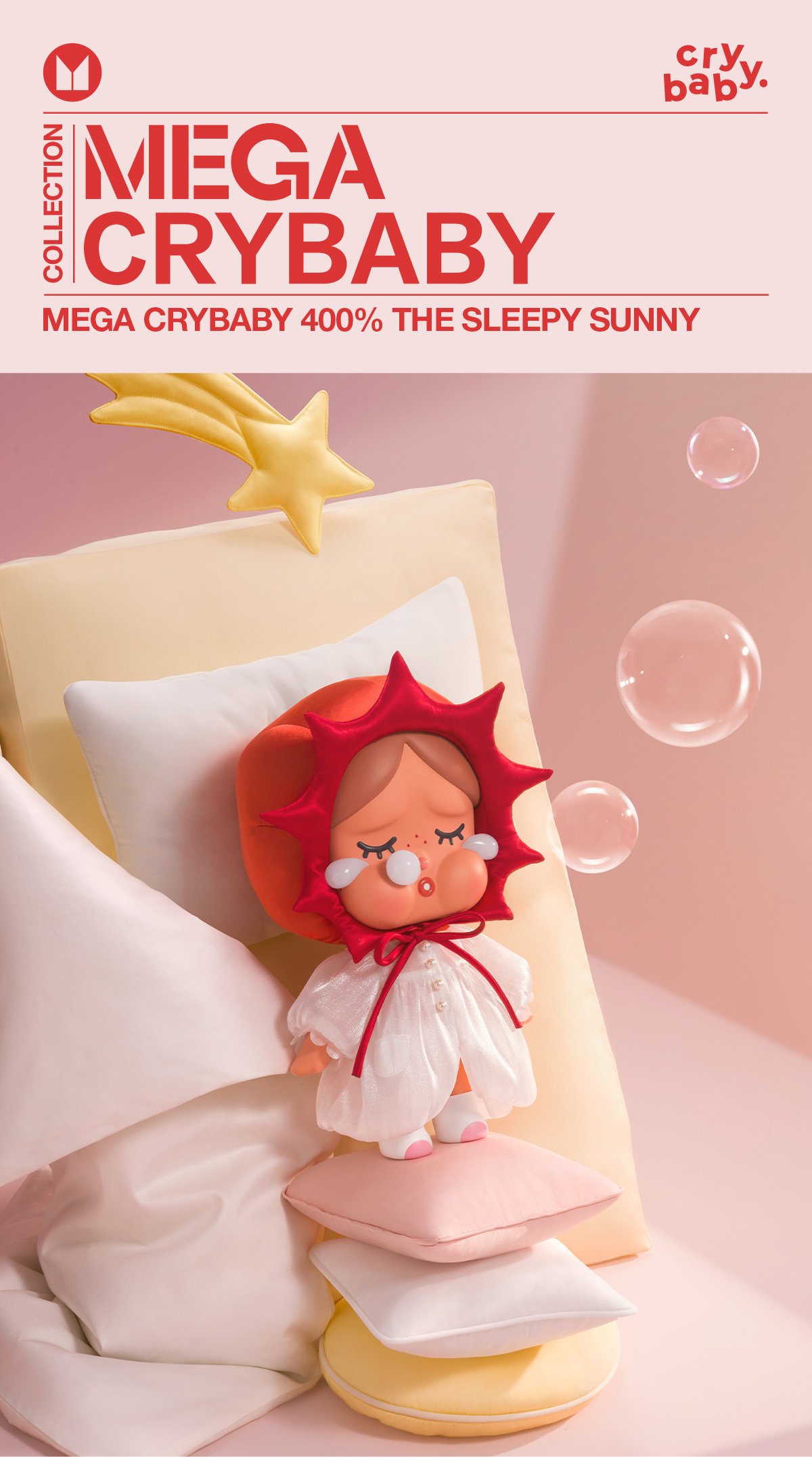 MEGA CRYBABY 400% The Sleepy Sunny | ポップマート