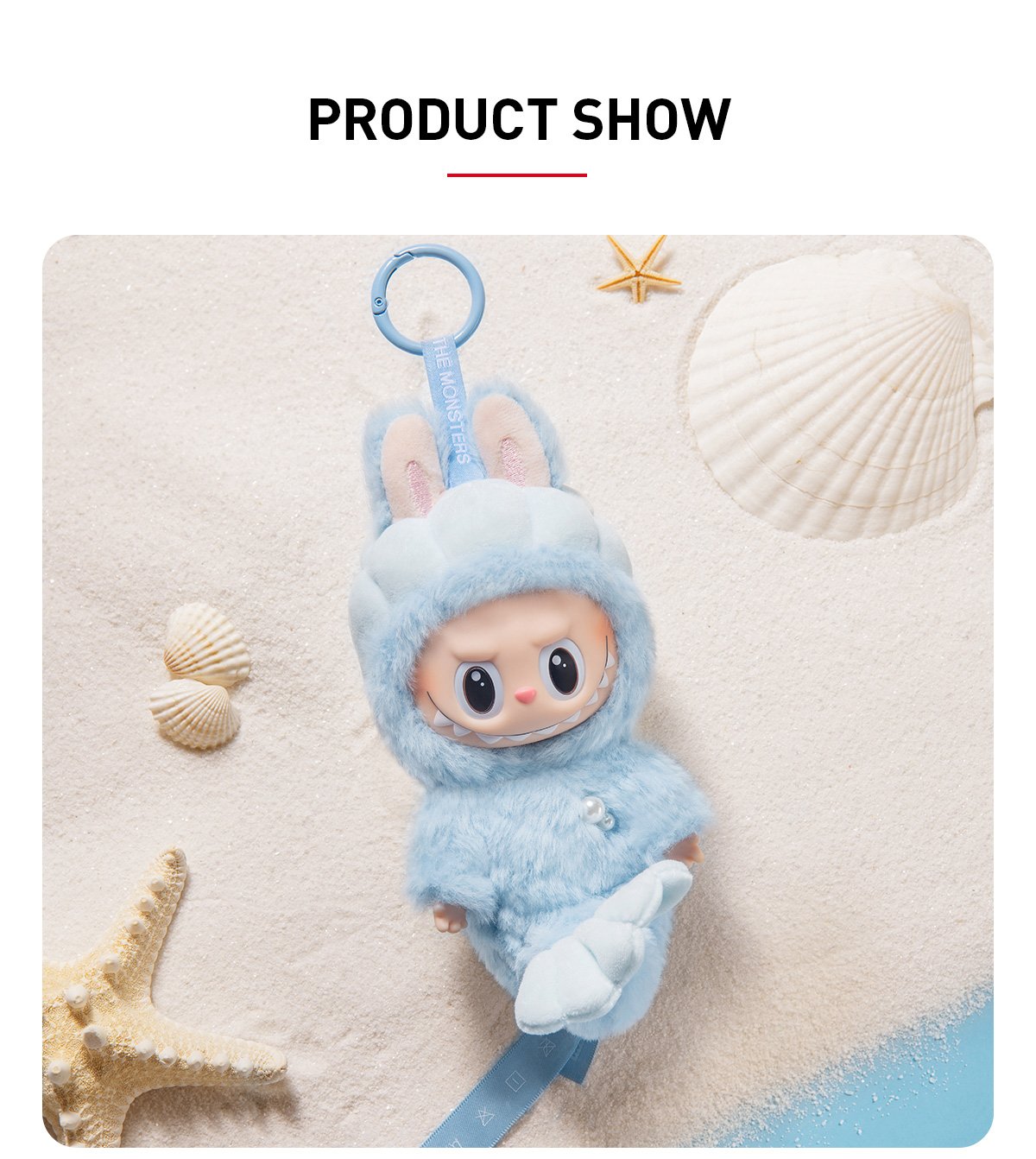 LABUBU HIDE AND SEEK IN SINGAPORE SERIES-Vinyl Plush Doll Pendant