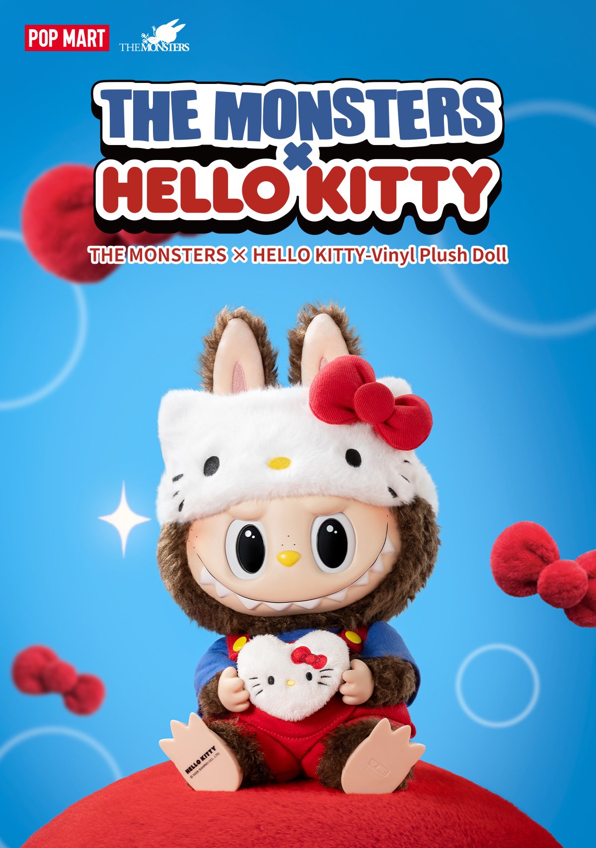 THE MONSTERS × HELLO KITTY ぬいぐるみ | POP MART (Japan)