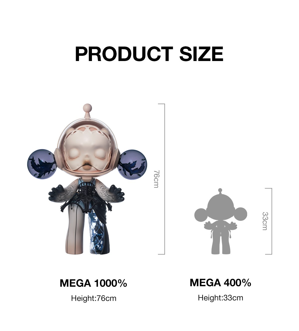 MEGA α SKULLPANDA 1000% Guo Pei-Alternate Universe | POP MART