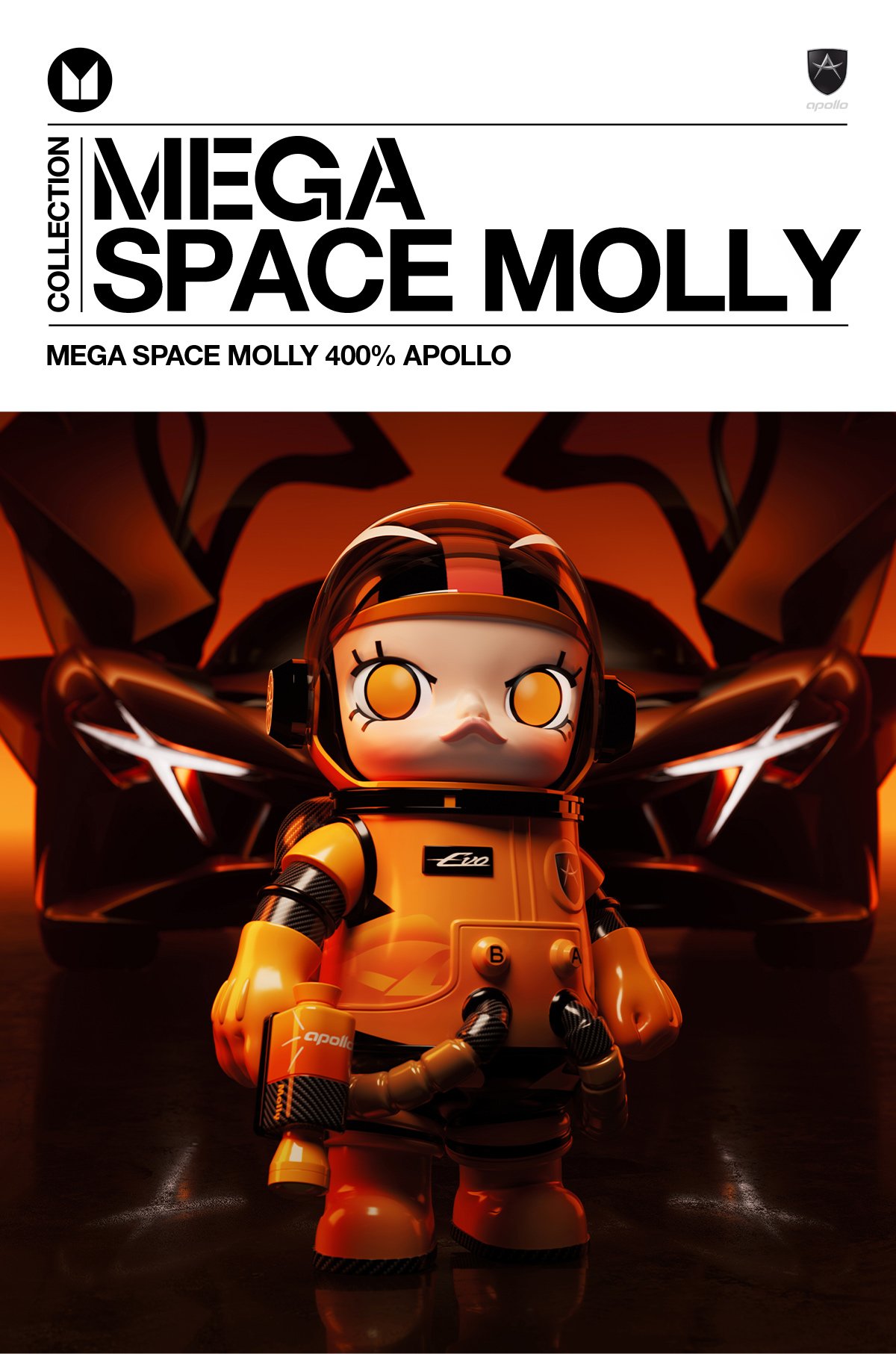 MEGA SPACE MOLLY 400% Apollo | POP MART (Japan)
