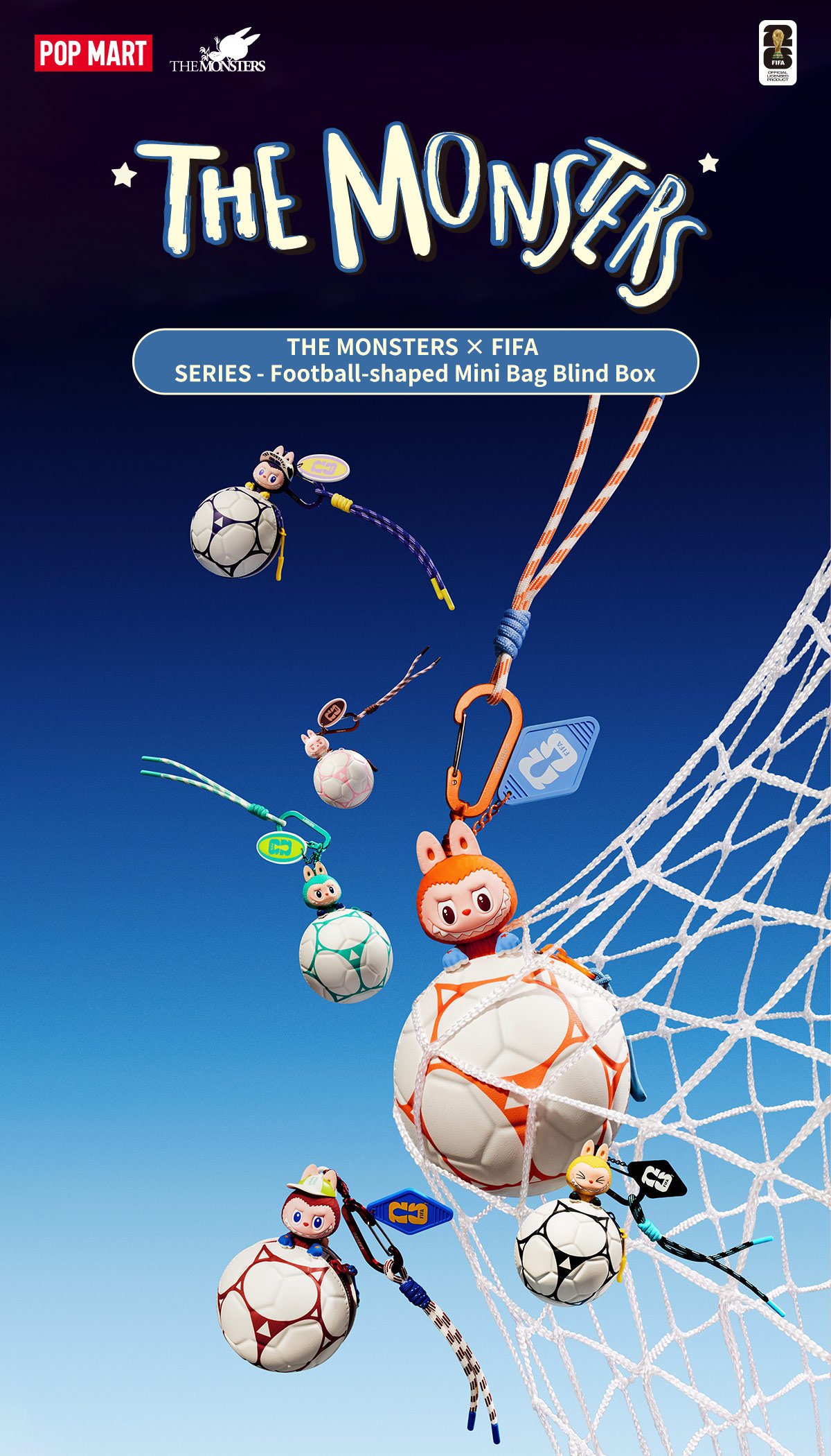 THE MONSTERS × FIFA サッカーミニバッグ | ポップマート