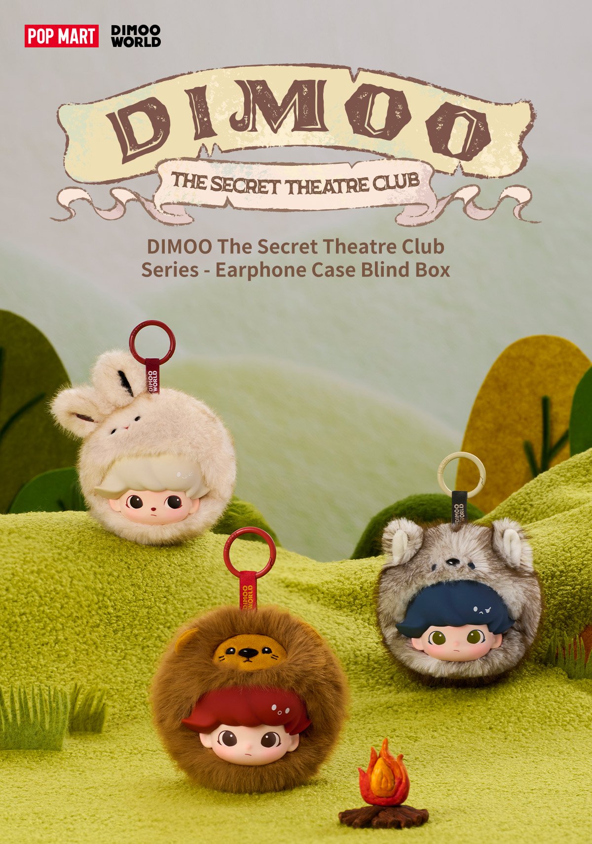 DIMOO The Secret Theatre Club シリーズ イヤホンケース | POP MART