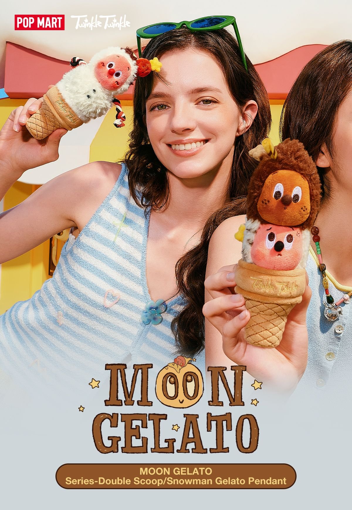 MOON GELATO Series-Ice Cream Plush Pendant Blind Box | POP MART