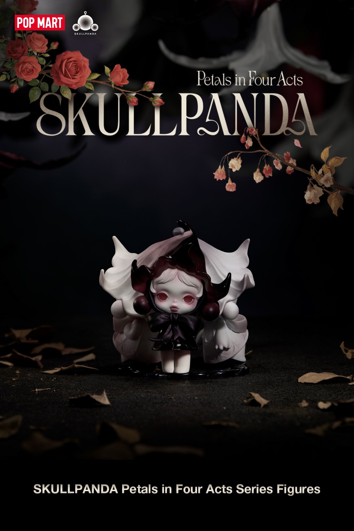 SKULLPANDA Petals in Four Acts Series Figures | POP MART (Australia)