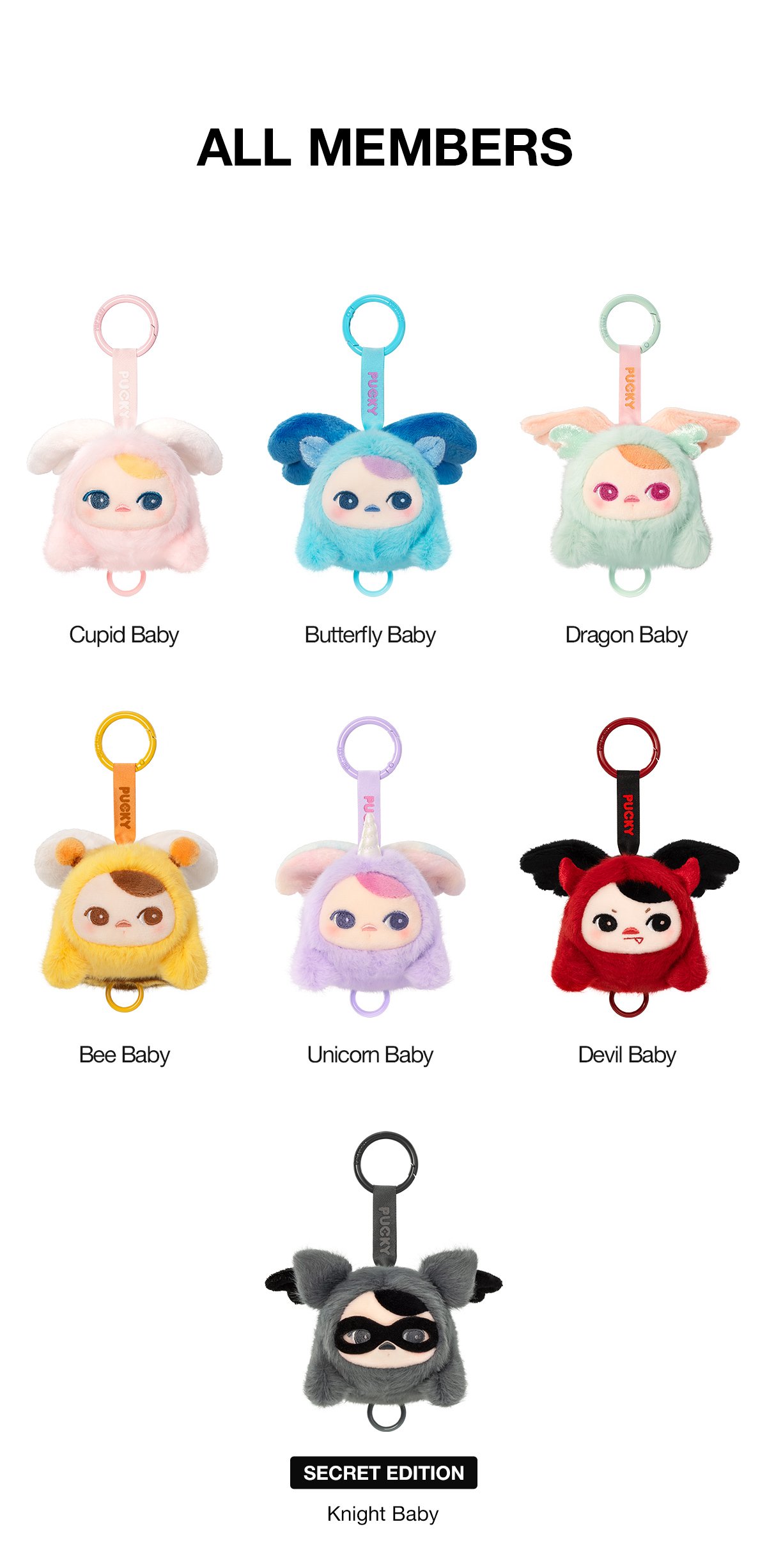 PUCKY FLYING BABIES SERIES - Plush Pendant Blind Box | POP MART