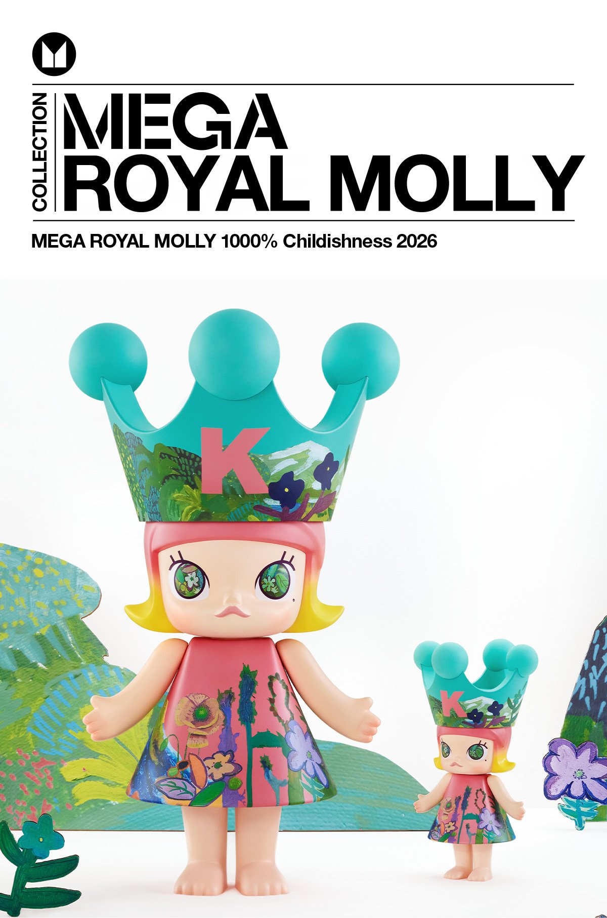 MEGA ROYAL MOLLY 1000% Childishness 2026 | POP MART (Singapore)