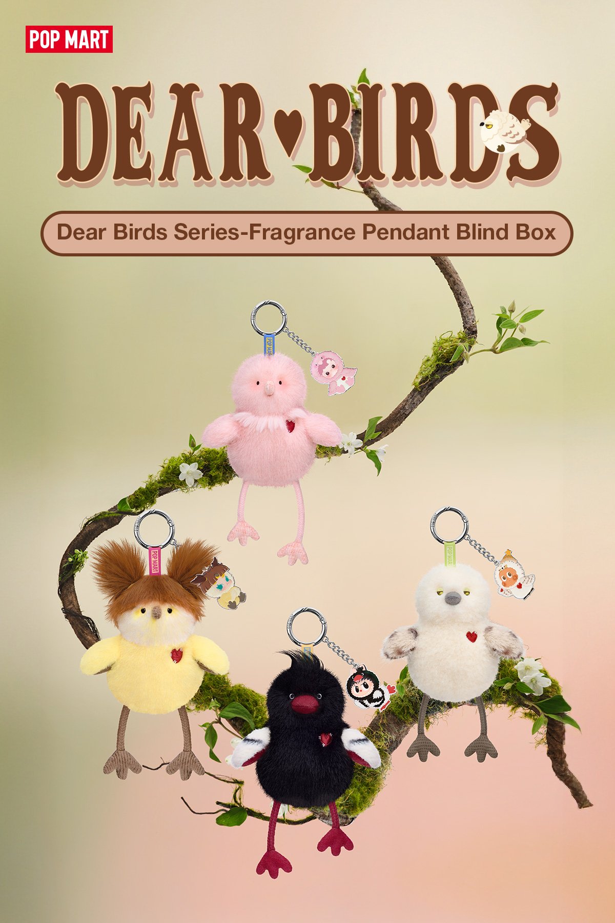 Dear Birds Series-Sachet Pendant Blind Box | POP MART (New Zealand)