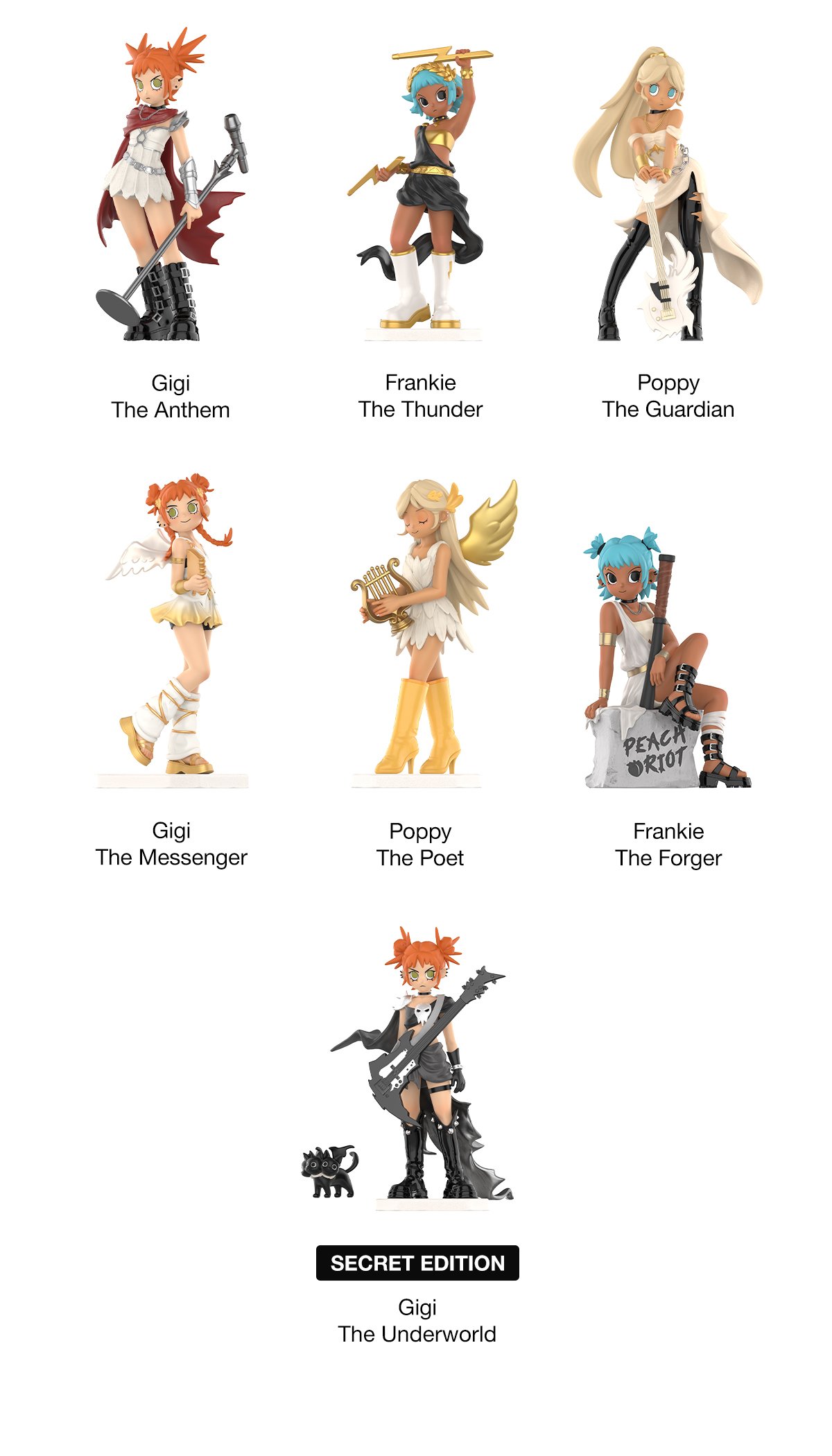 Peach Riot Power Chords Series Figures | POP MART (Singapore)