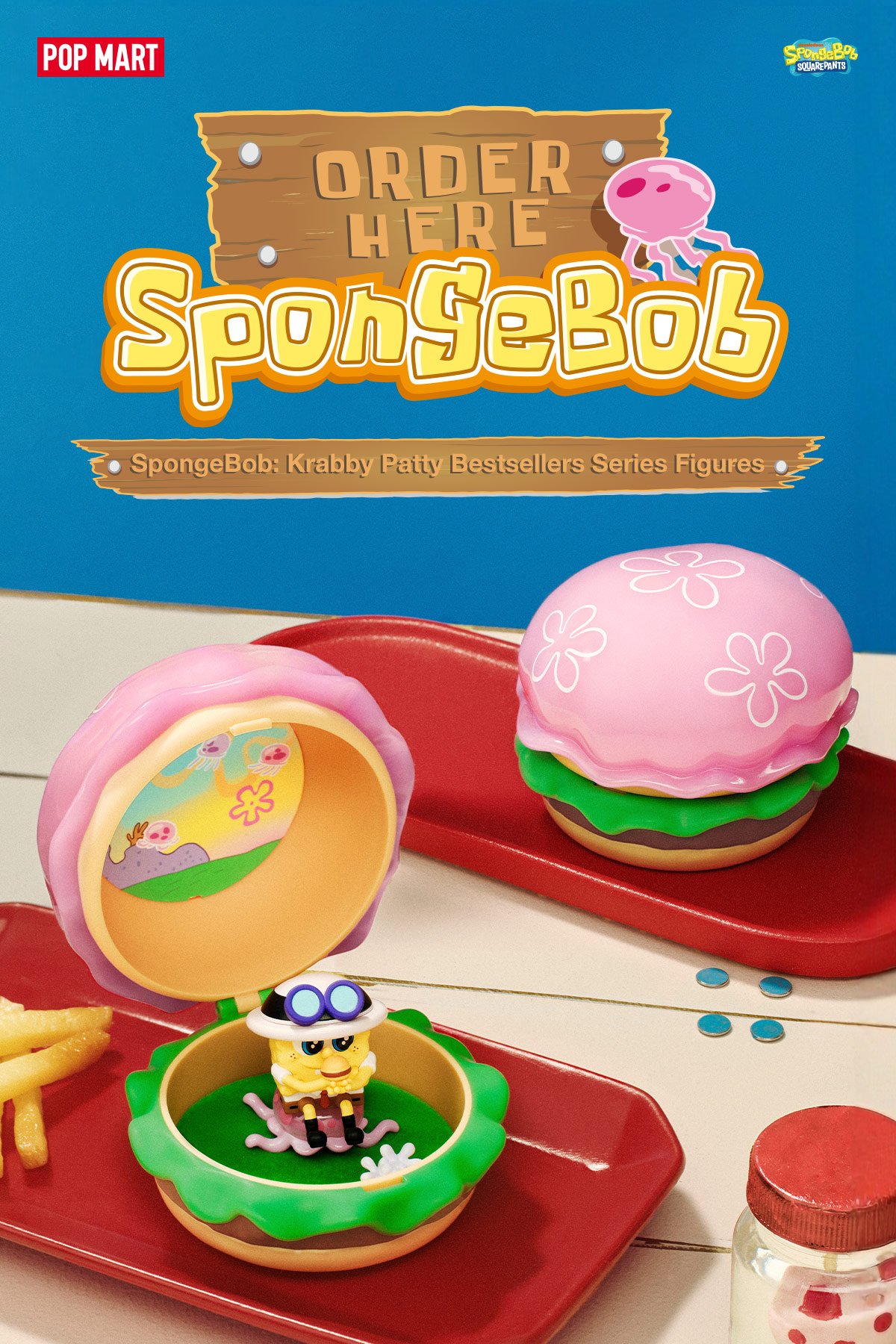 SpongeBob: Krabby Patty Bestsellers Series Figures | POP MART