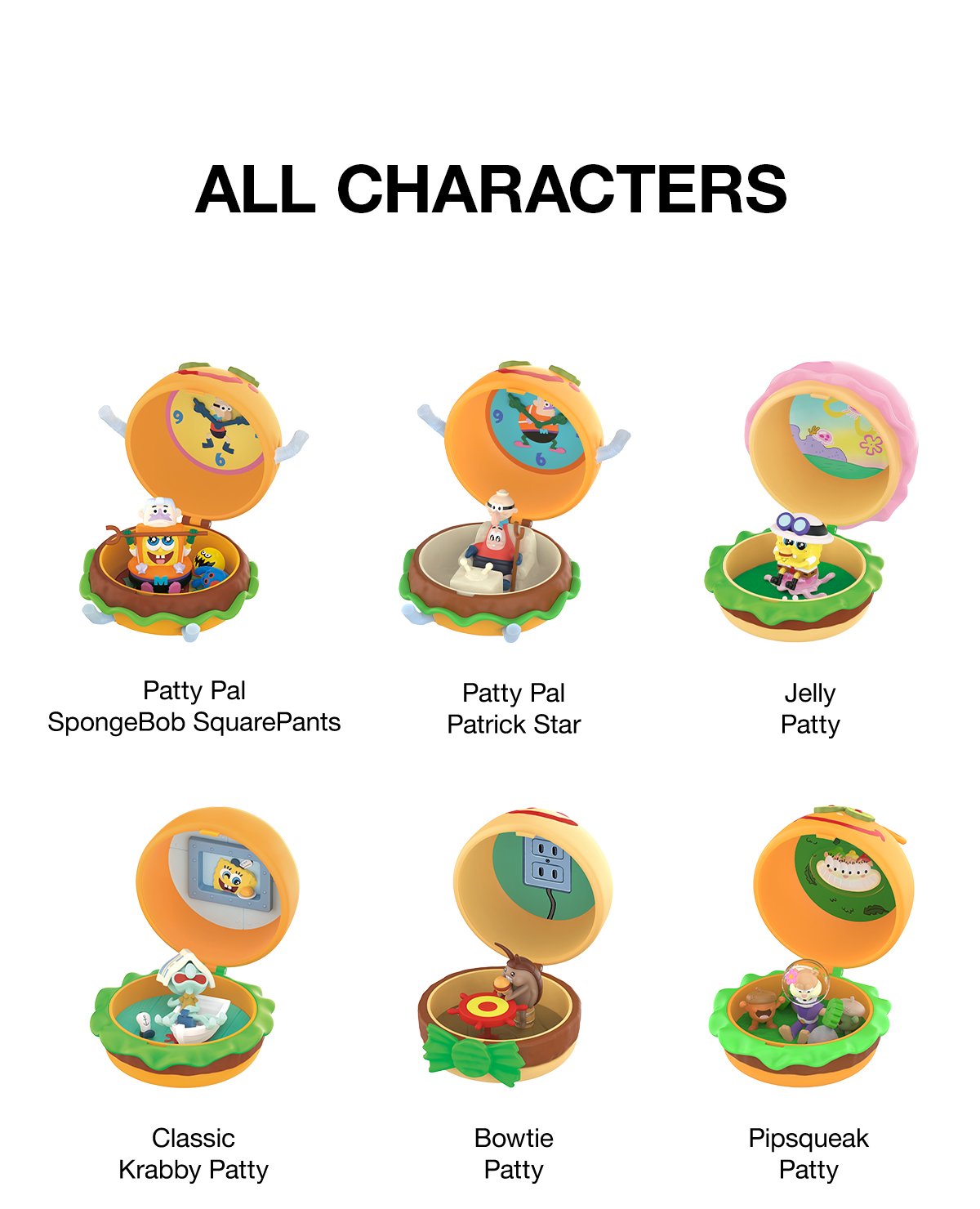 SpongeBob: Krabby Patty Bestsellers Series Figures | POP MART