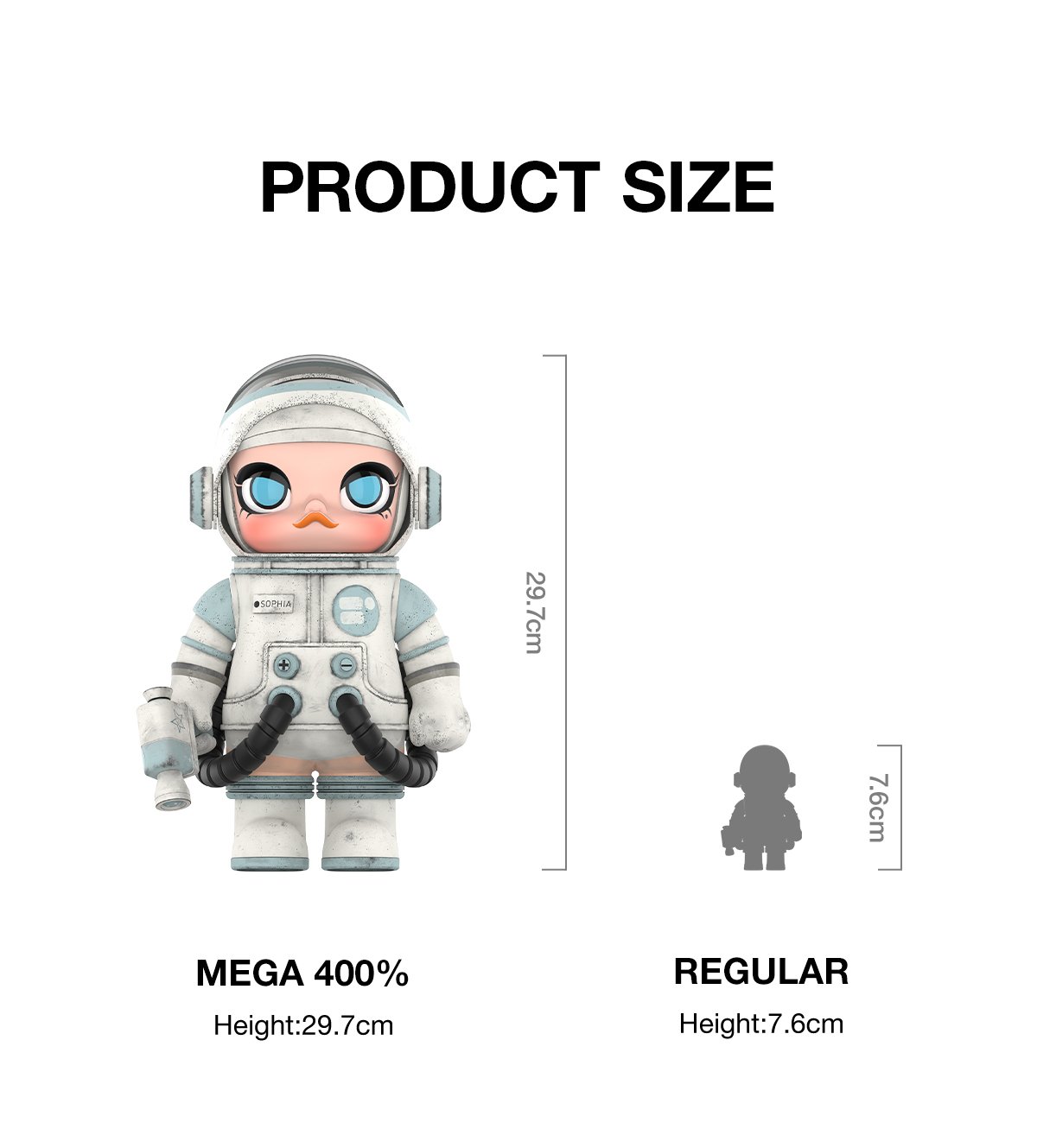 MEGA SPACE MOLLY 400% Ashley Wood | POP MART (Singapore)