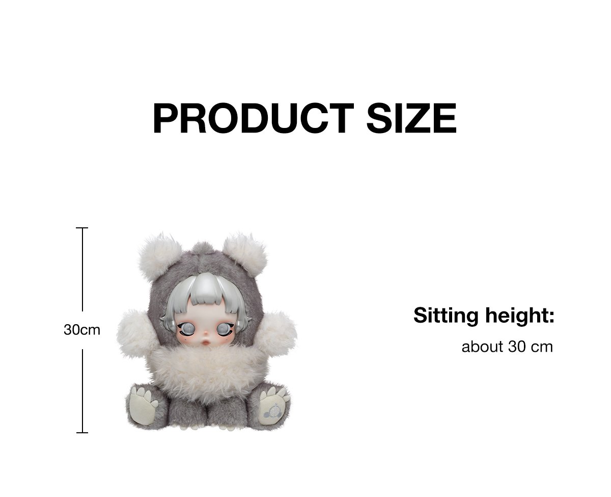 ぬいぐるみ POP MART SKULLPANDA Punk Panda Plush θ SKULLPANDA Punk Panda Plush Doll | POP MART (Australia)