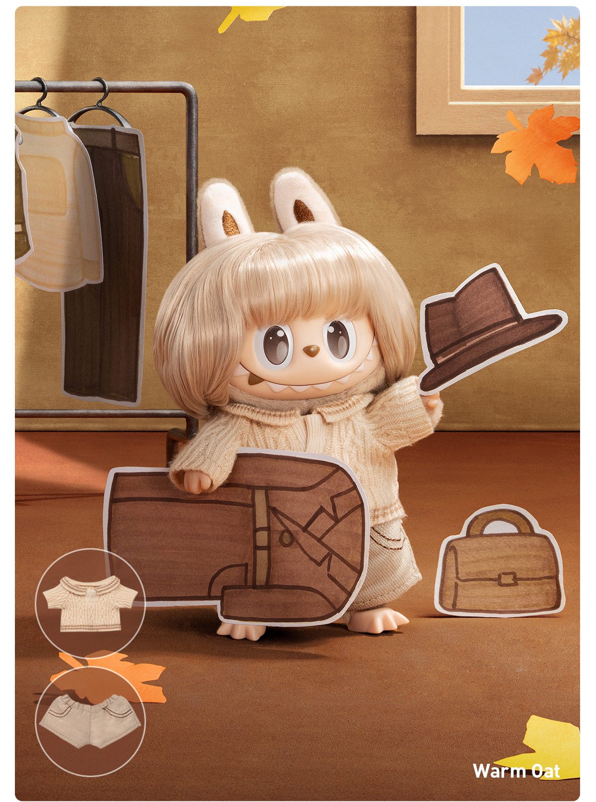 THE MONSTERS ヘアサロン シリーズ ぬいぐるみペンダント | ポップマート