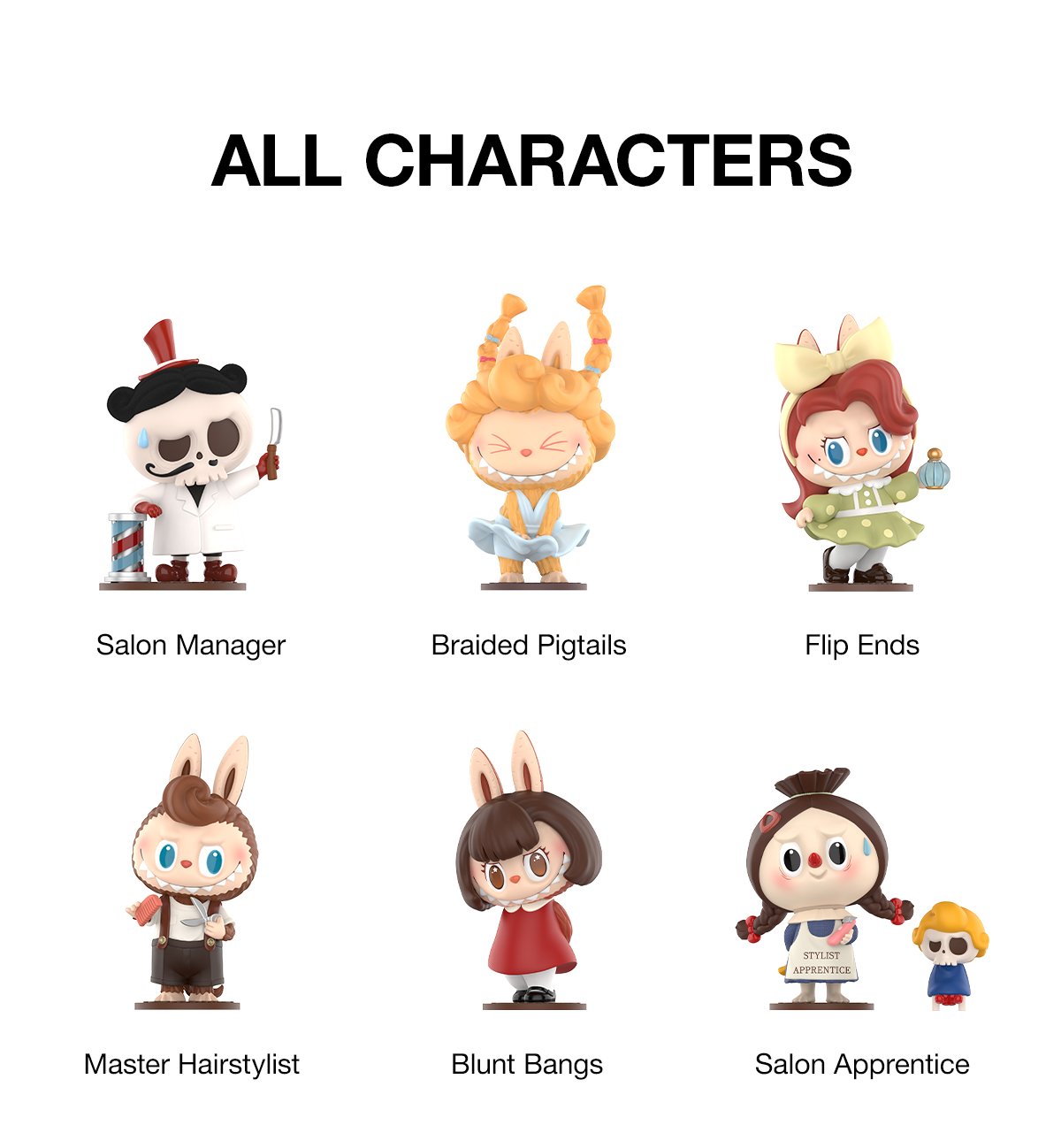THE MONSTERS Hair Salon Series Figures | POP MART (Singapore)