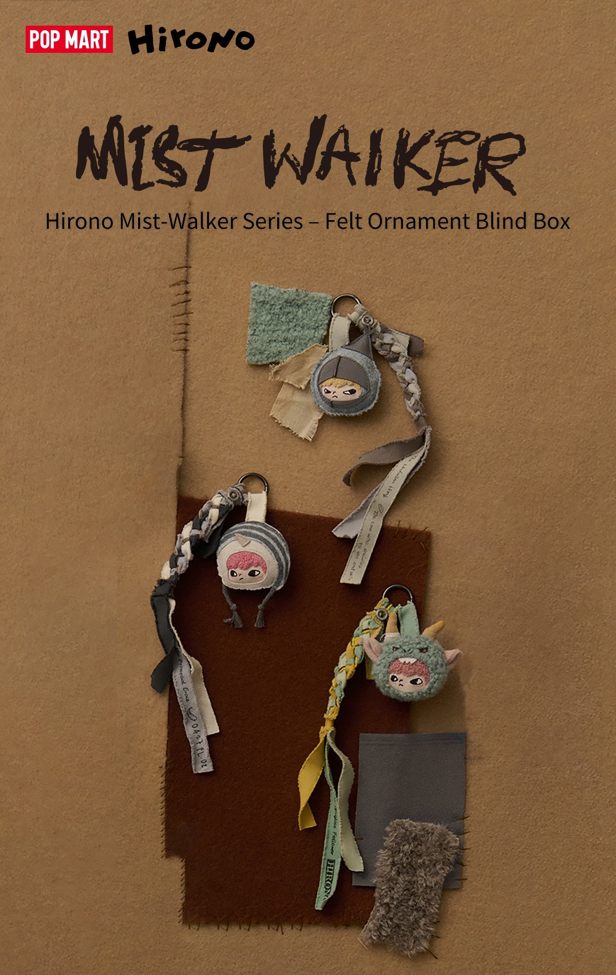 Hirono Mist-Walker Series - Felt Ornament | POP MART (Singapore)