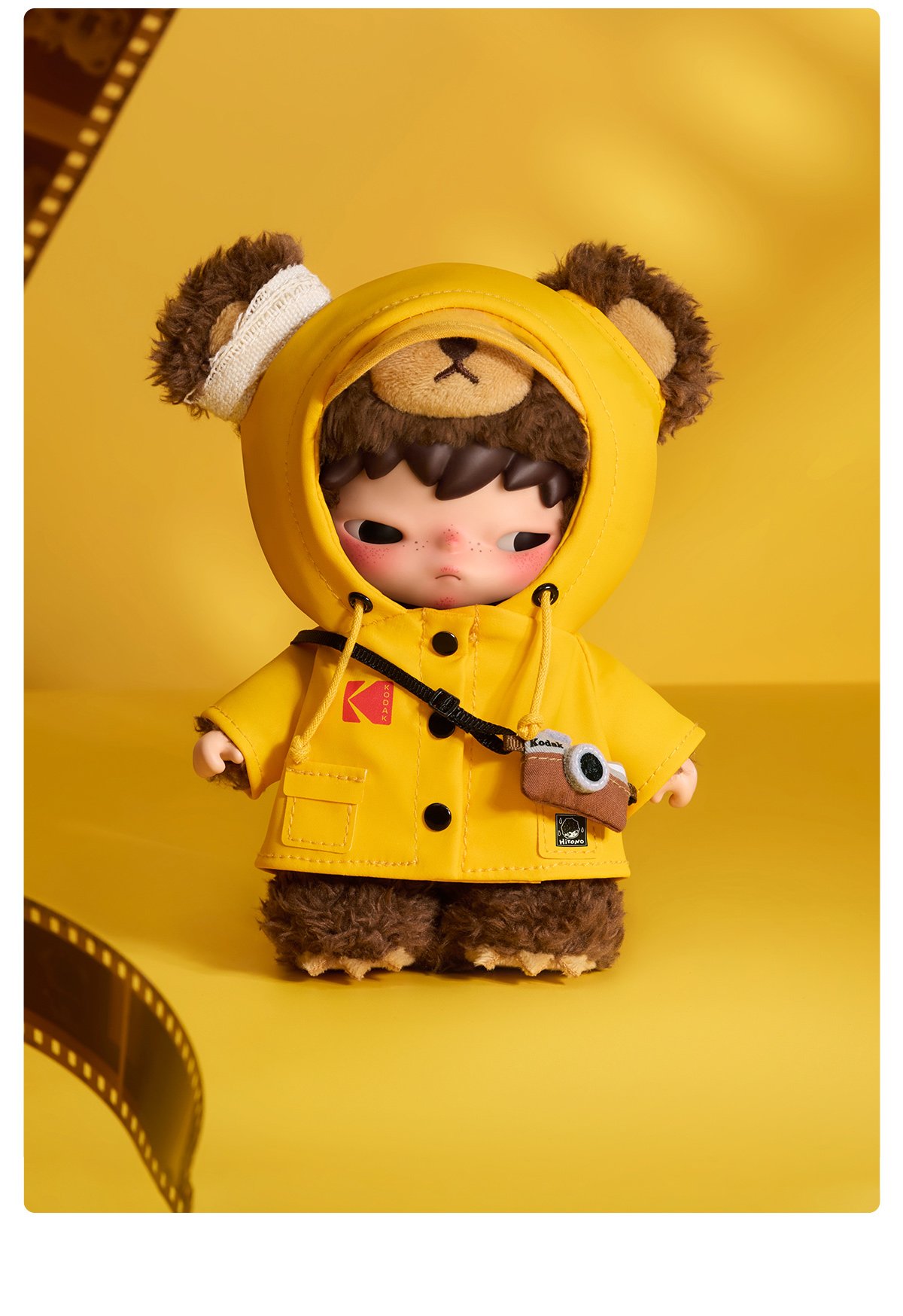 Hirono × Kodak Click Bear Plush Doll Pendant | POP MART (Singapore)