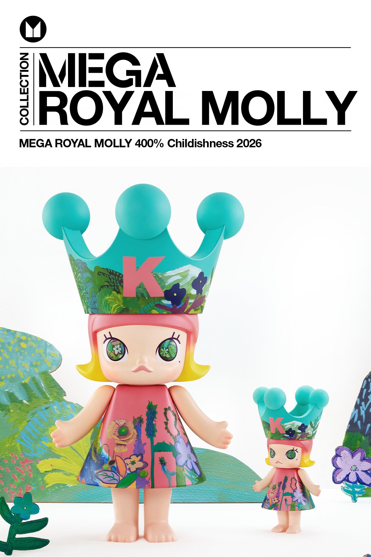 その他 CHILDISHNESS MEGA MOLLY MEGA ROYAL MOLLY 1000% Childishness