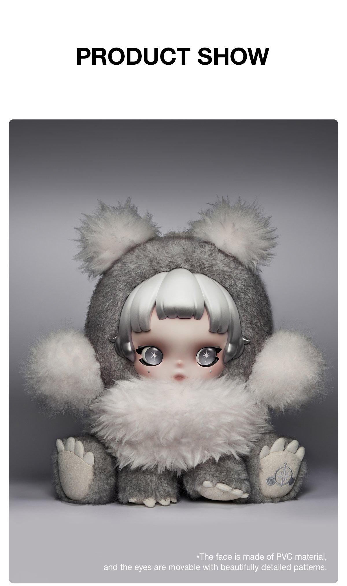 θ SKULLPANDA Punk Panda Plush Doll | POP MART (Australia)