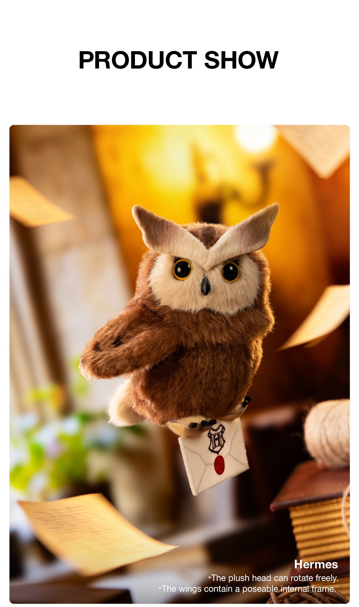 Harry Potter - Owl Plush Pendant | POP MART (Singapore)