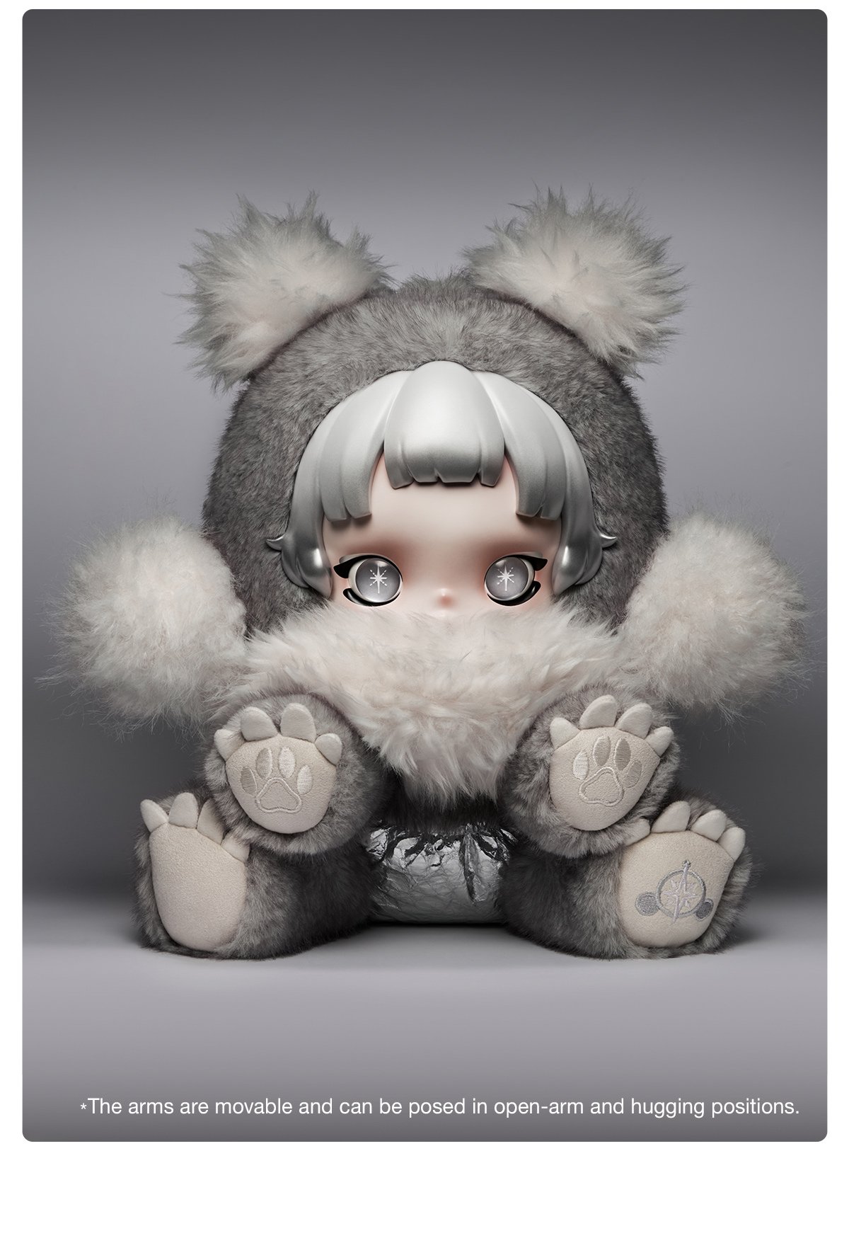 θ SKULLPANDA Punk Panda Plush Doll | POP MART (Malaysia)