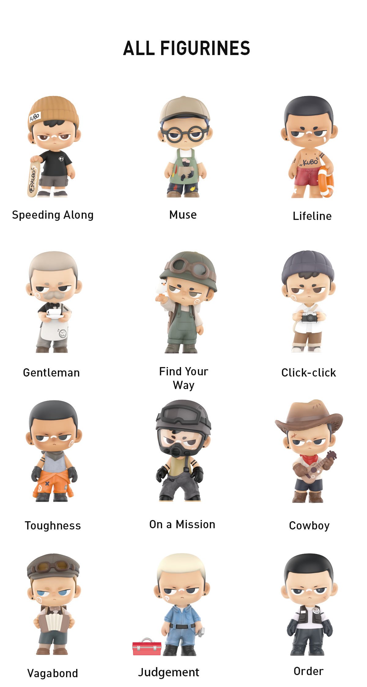 popmart kubo walks of life フィギュア シークレット KUBO Walks of Life Series Figures | POP MART (Singapore)