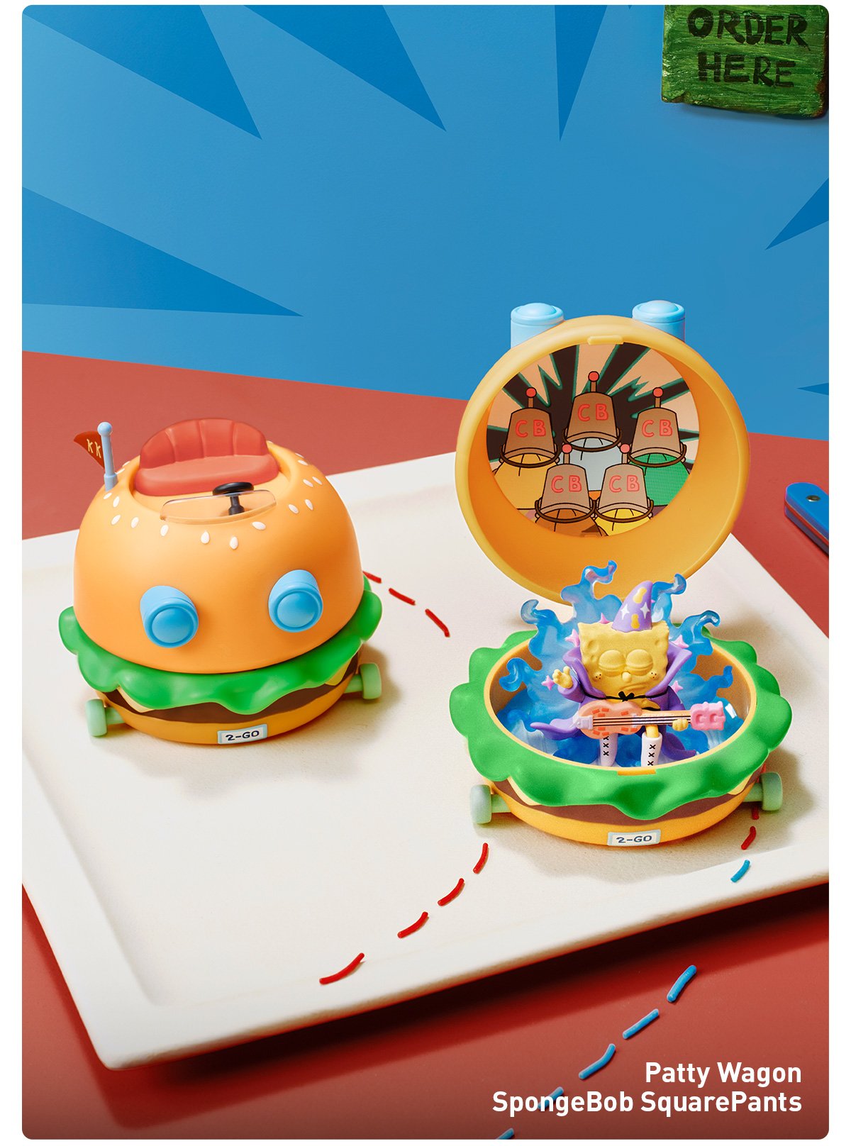 popmart spongebob カーニバーガー　６個セット　スポンジボブ SpongeBob カーニバーガー シリーズ | ポップマート