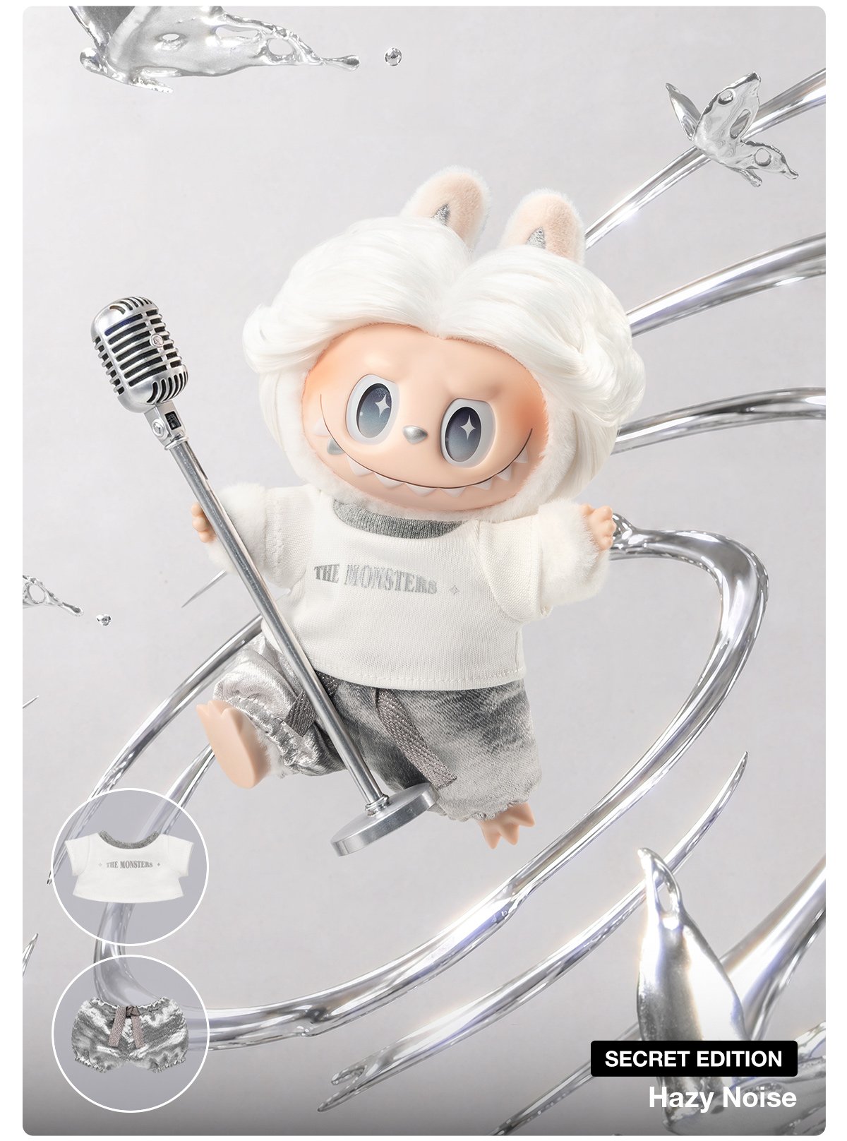 popmart ラブブ　シークレット　hazy noize THE MONSTERS Hair Salon Series - Vinyl Plush Pendant Blind Box
