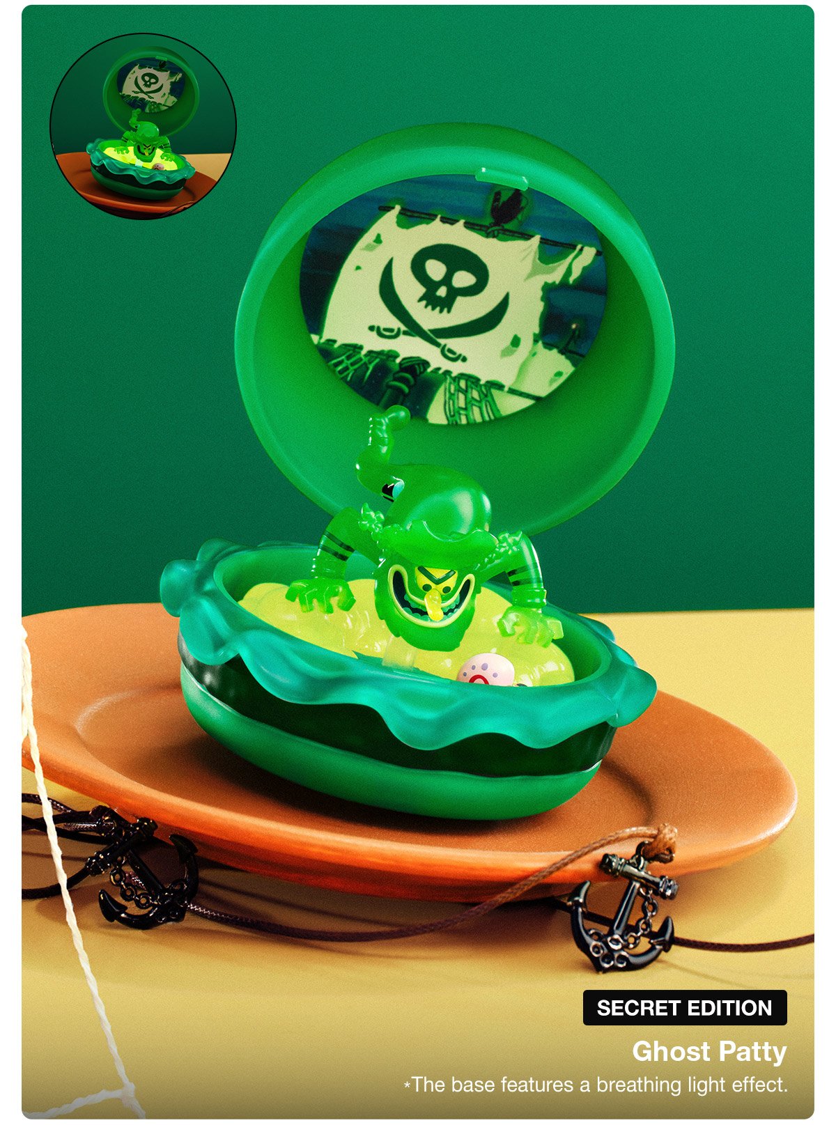 梨*様 Krabby Patty シークレット Ghost Patty SpongeBob: Krabby Patty Bestsellers Series Figures | POP MART
