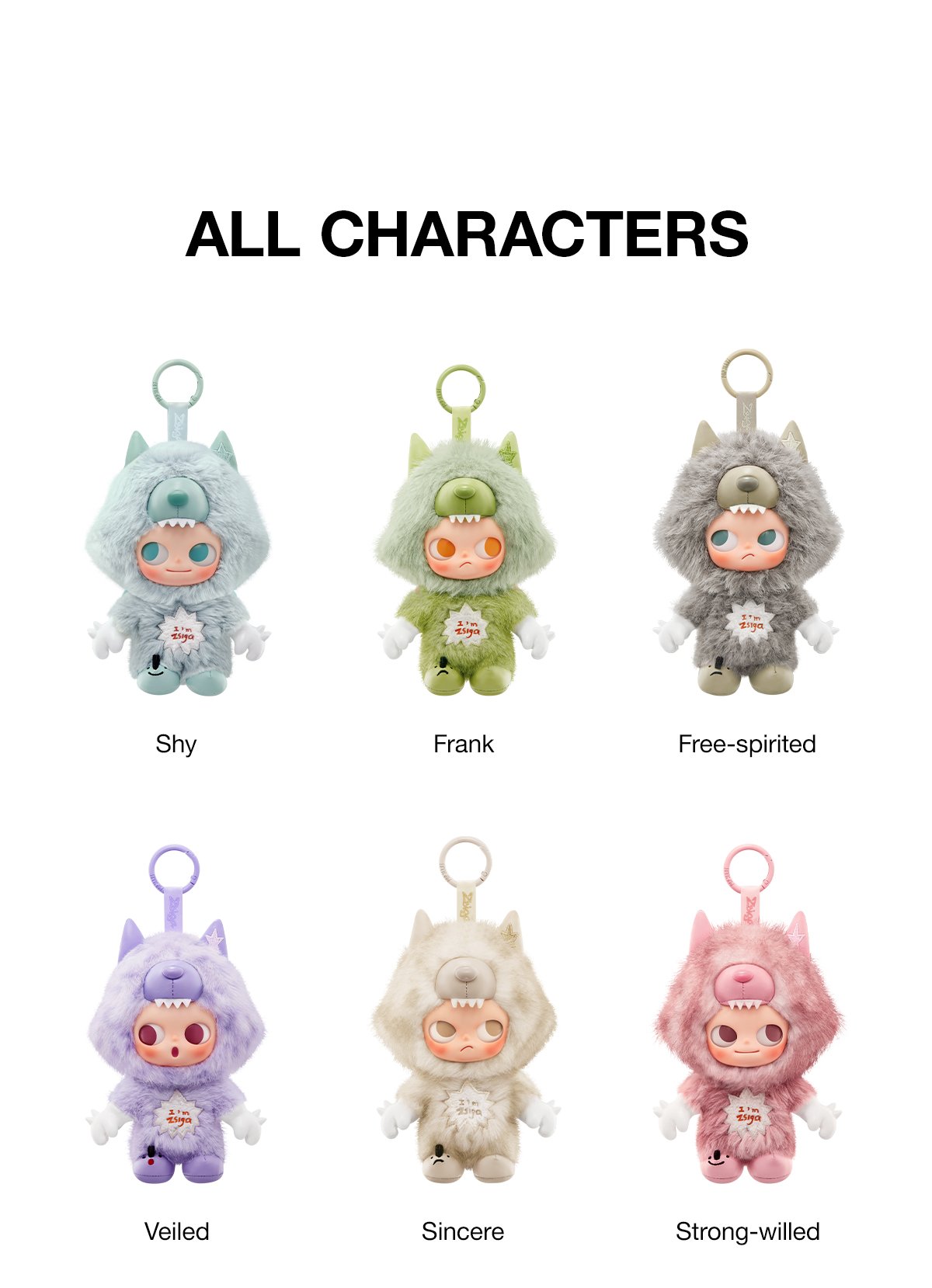 ZSIGA I'm Zsiga Series-Vinyl Plush Pendant | POP MART (Australia)