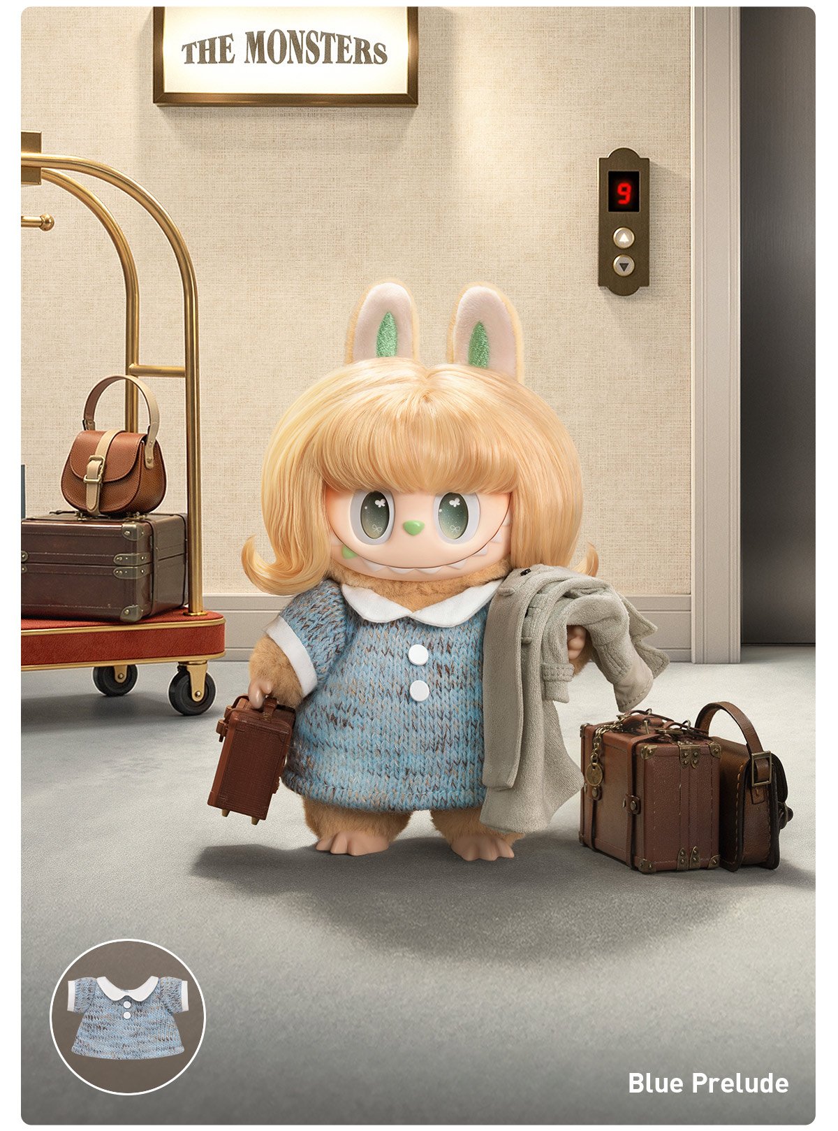 THE MONSTERS ヘアサロン シリーズ ぬいぐるみペンダント | POP MART