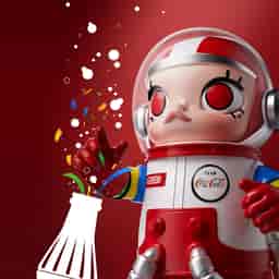 MEGA SPACE MOLLY 400% TEAM COCA-COLA | POP MART (Singapore)