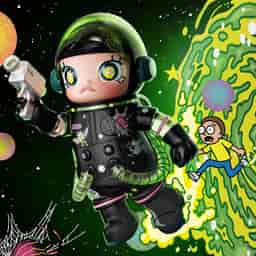 MEGA SPACE MOLLY 1000% Rick and Morty | POP MART (Malaysia)