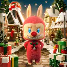 MEGA LABUBU TEC 1000% Winter Holiday | POP MART (Australia)