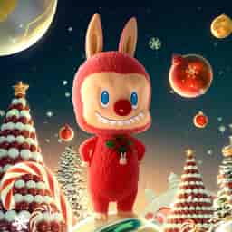 MEGA LABUBU TEC 1000% Winter Holiday | POP MART (Australia)