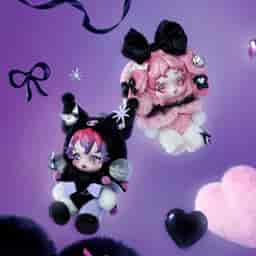 SKULLPANDA × MY MELODY ぬいぐるみペンダント | POP MART (Japan)