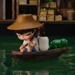 Hirono Floating Market Figure | POP MART (Singapore)