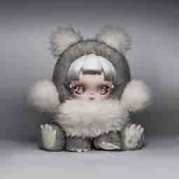 θ SKULLPANDA Punk Panda Plush Doll | POP MART (Australia)