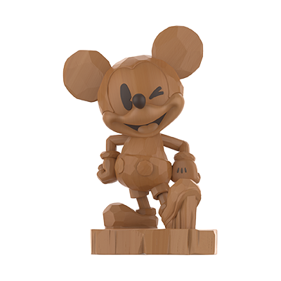 Wooden Mickey