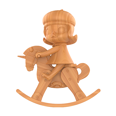MOLLY & Unicorn (Wooden ver.)