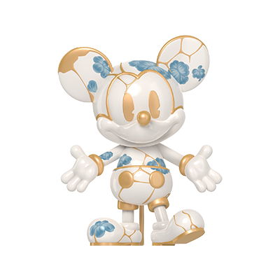 Blue and White Porcelain Mickey