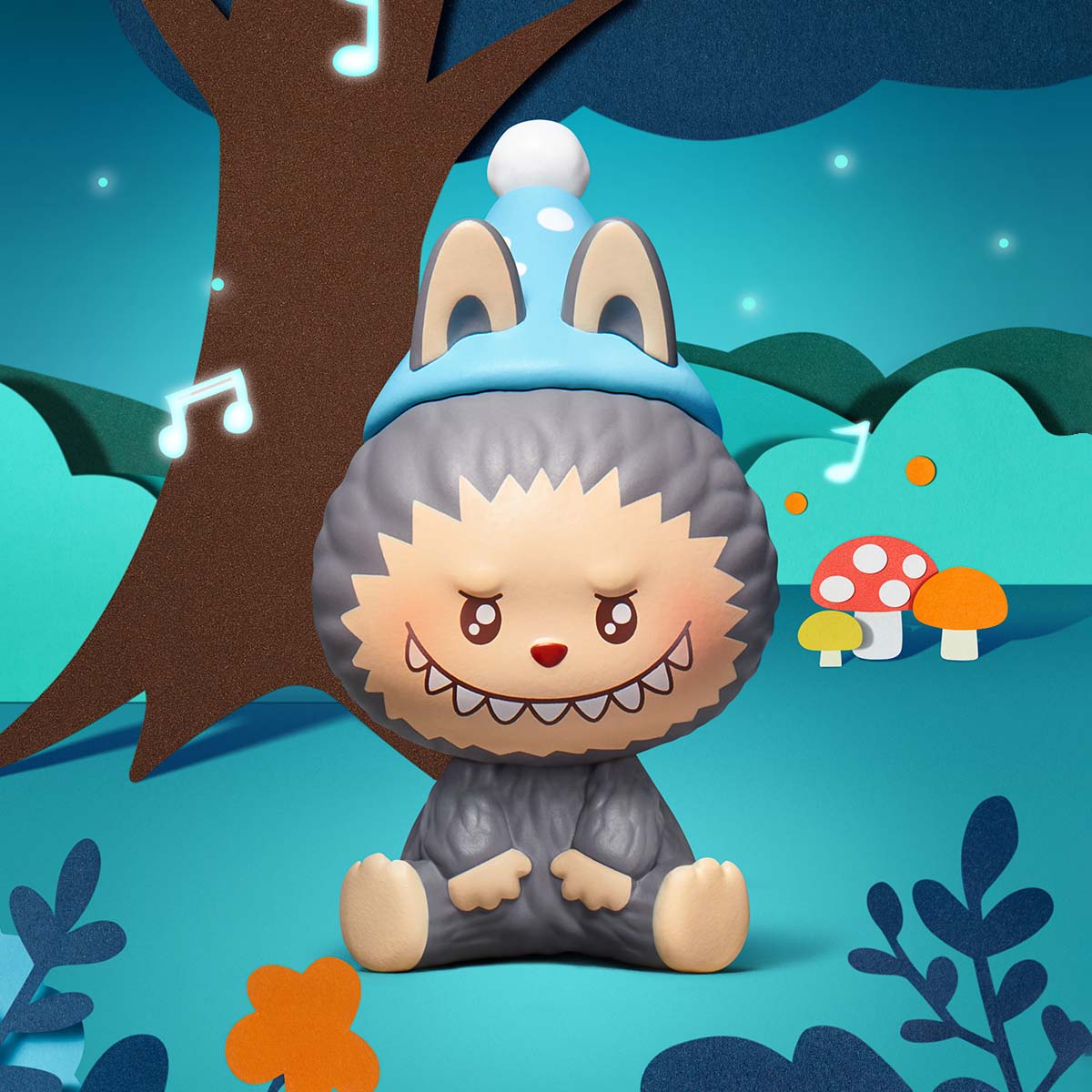POP BEAN THE MONSTERS Forest Fairy Tale Set-LABUBU Midnight Melody