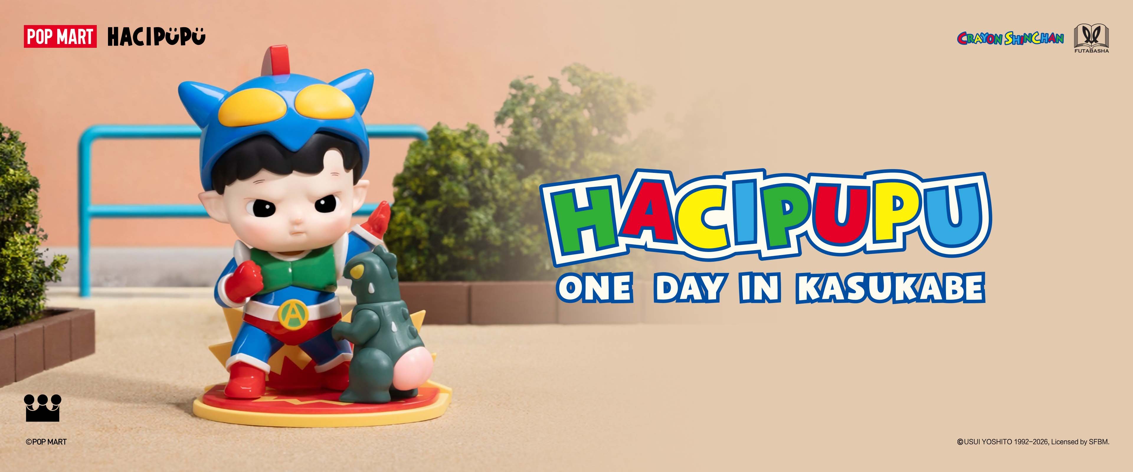HACIPUPU × CRAYON SHINCHAN One Day in Kasukabe Series Figures