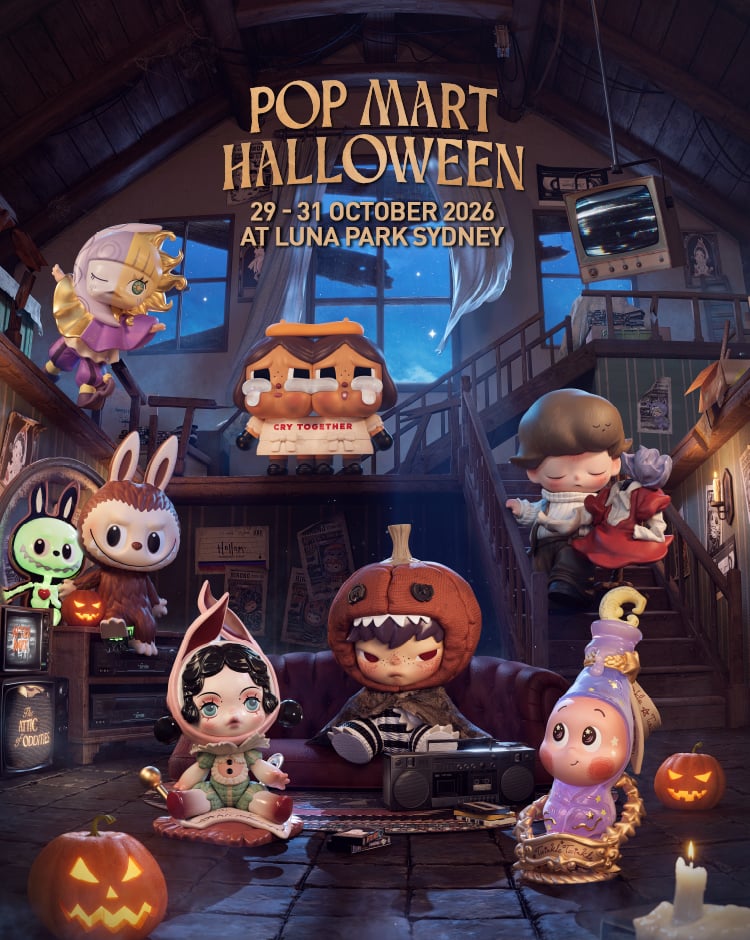 POP MART HALLOWEEN 29-31 OCTOBER 2026 AT LUNA PARK SYDNEY