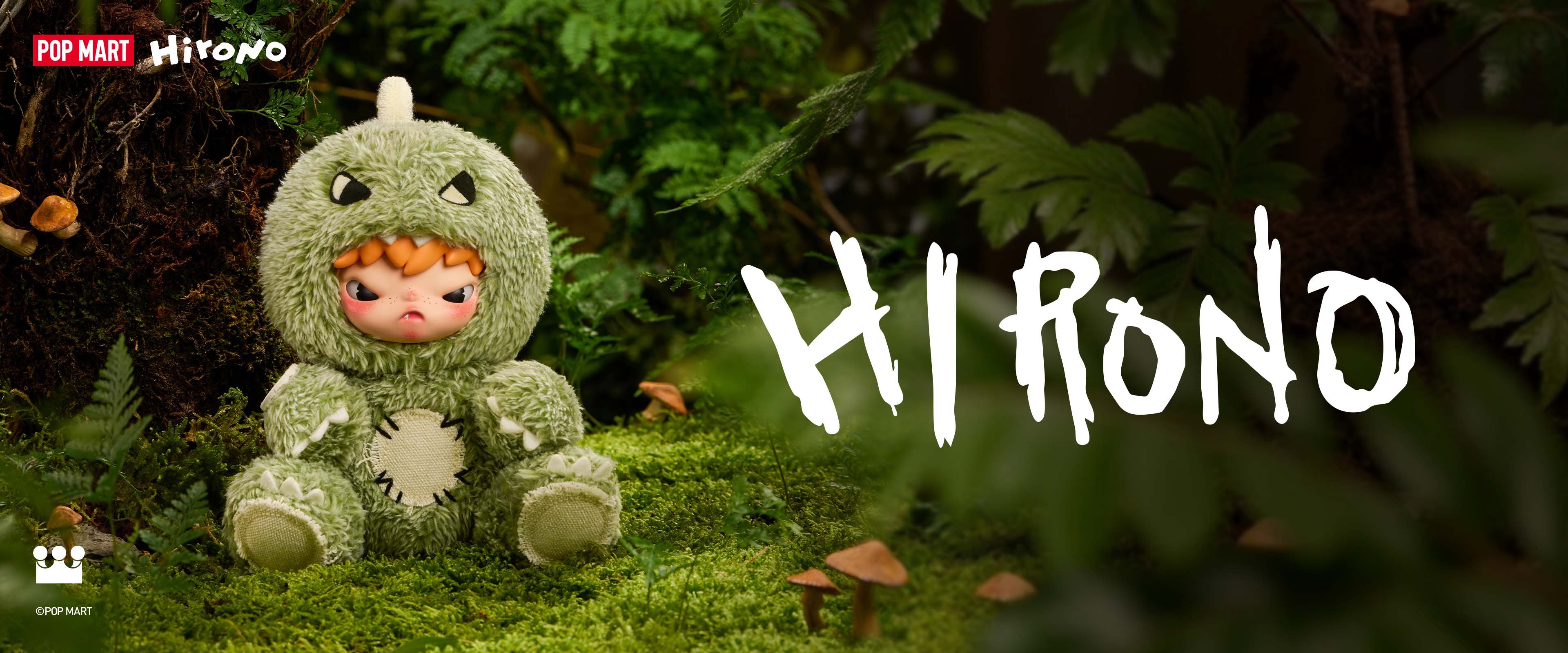 Hirono Dino Plush Doll Pendant