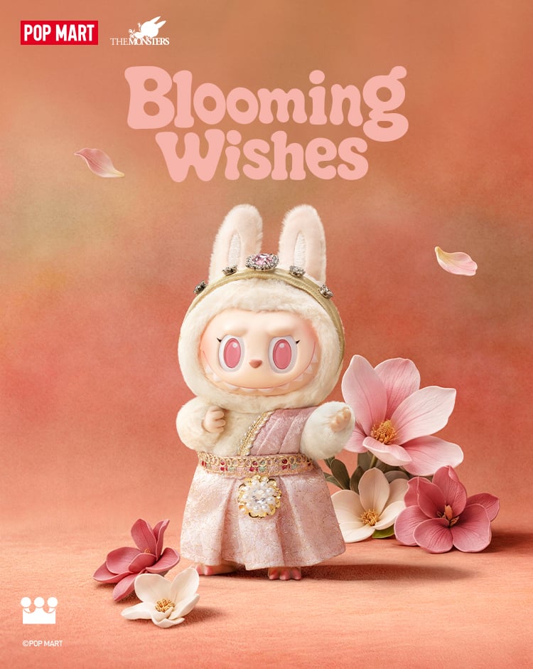 THE MONSTERS - BLOOMING WISHES THAILAND LIMITED VINYL PLUSH BLISTER PACK