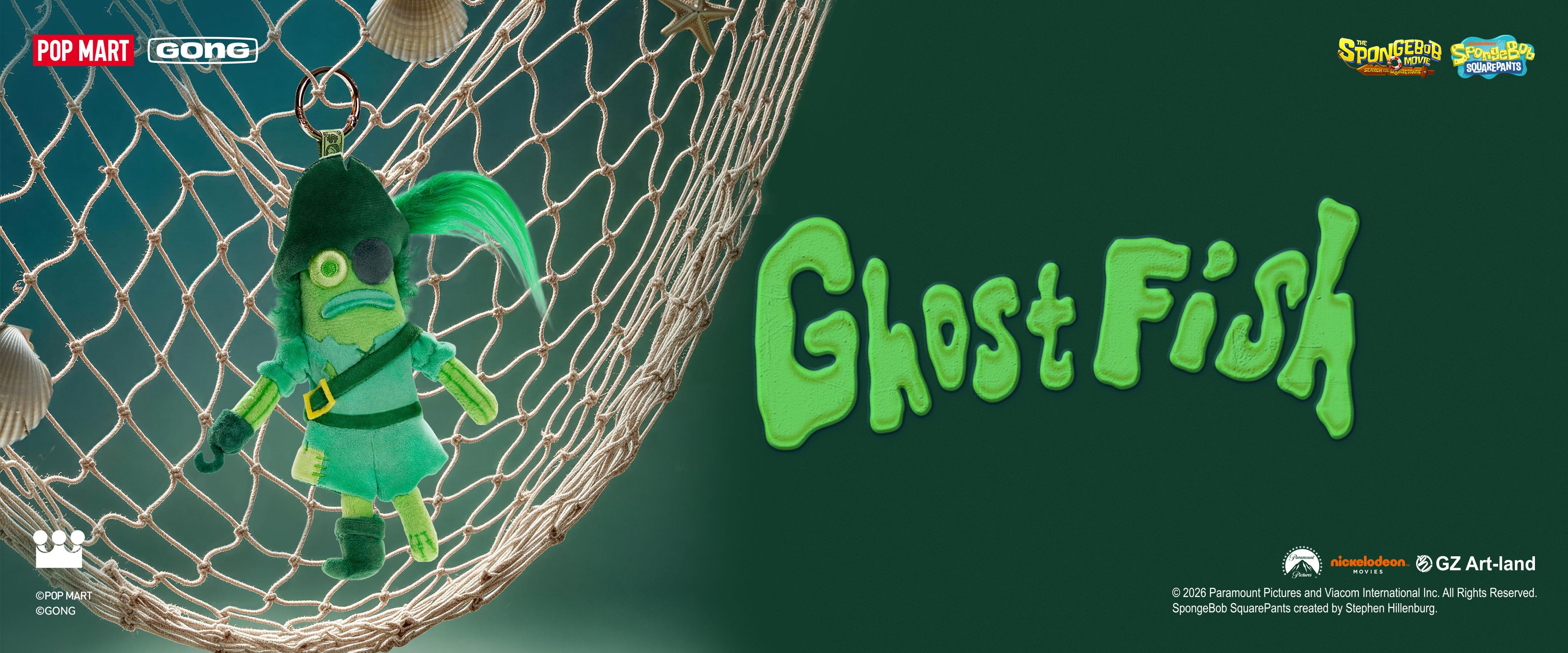 Bikini Bottom Buddies - Ghost Fish Series Plush Pendant